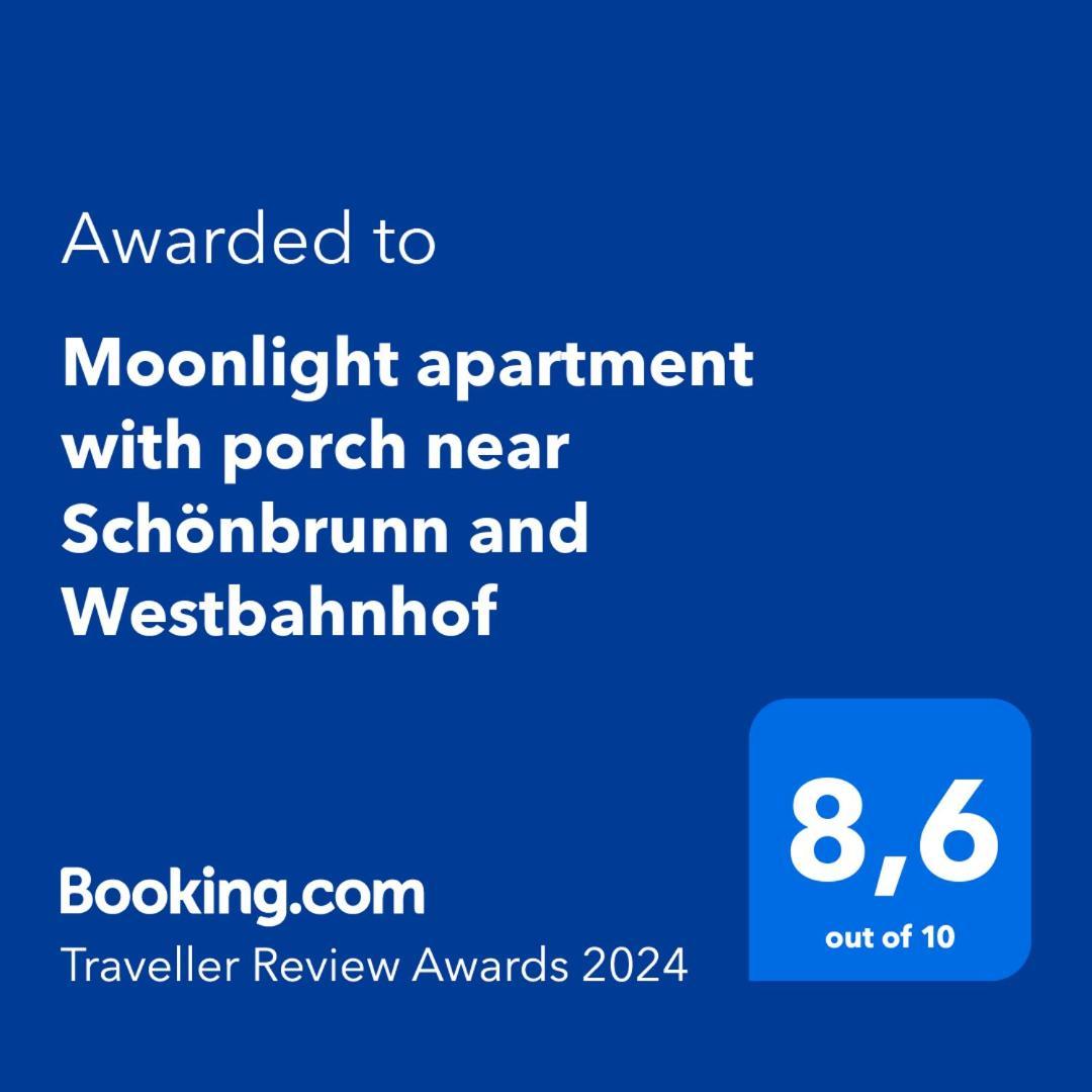 Moonlight Apartment With Porch Near Schoenbrunn And Westbahnhof Vienna Esterno foto